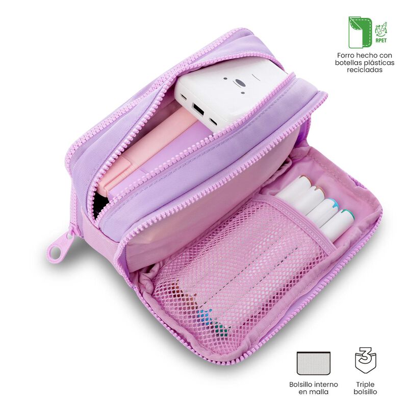 Kit Escolar Mochila Mediana, Lonchera Y Lapicer... image number null