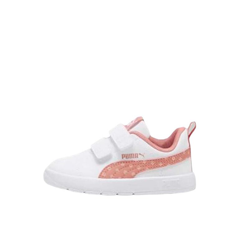Tenis Puma para Ni&ntilde;a Courtflex Blanco-Rosa image number null