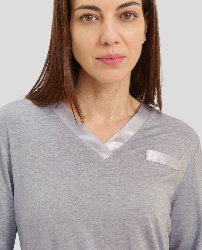 Pijama Modal Gris image number null