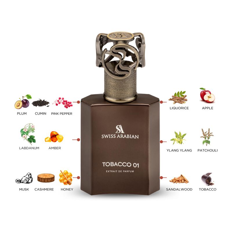 Perfume Swiss Arabian Tobacco 01 Extrait De Par... image number null