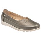 Mora Confort Zapato de horma c&oacute;moda para mujer gris