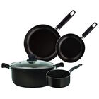 Batería De Cocina 5 pzs Aluminio Antiadherente T-fal