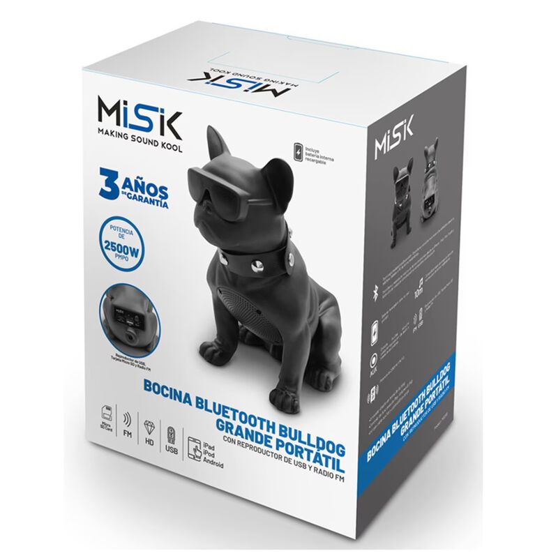 Misik Bocina Bluethooth Ms299 Negro En Forma De... image number null