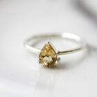 Anillo Gaia De Plata Con Piedra Gota