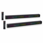 Kit 2 Barras De Sonido Port&aacute;tiles Misik 32" Bluetooth - Hdmi, Luz Led, Negro