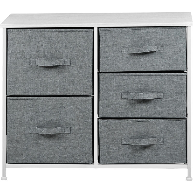 Mueble Cajonera Buro Organizador 5 Cajones Tela... image number null