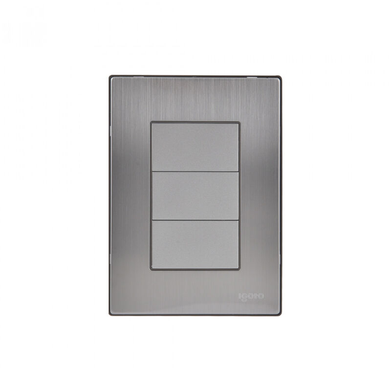 Paquete 5 piezas Placa Ciega Acero Inoxidable I... image number null