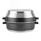 Horno M&aacute;gico Alem&aacute;n De Aluminio Tapa Y Vaporera Gris