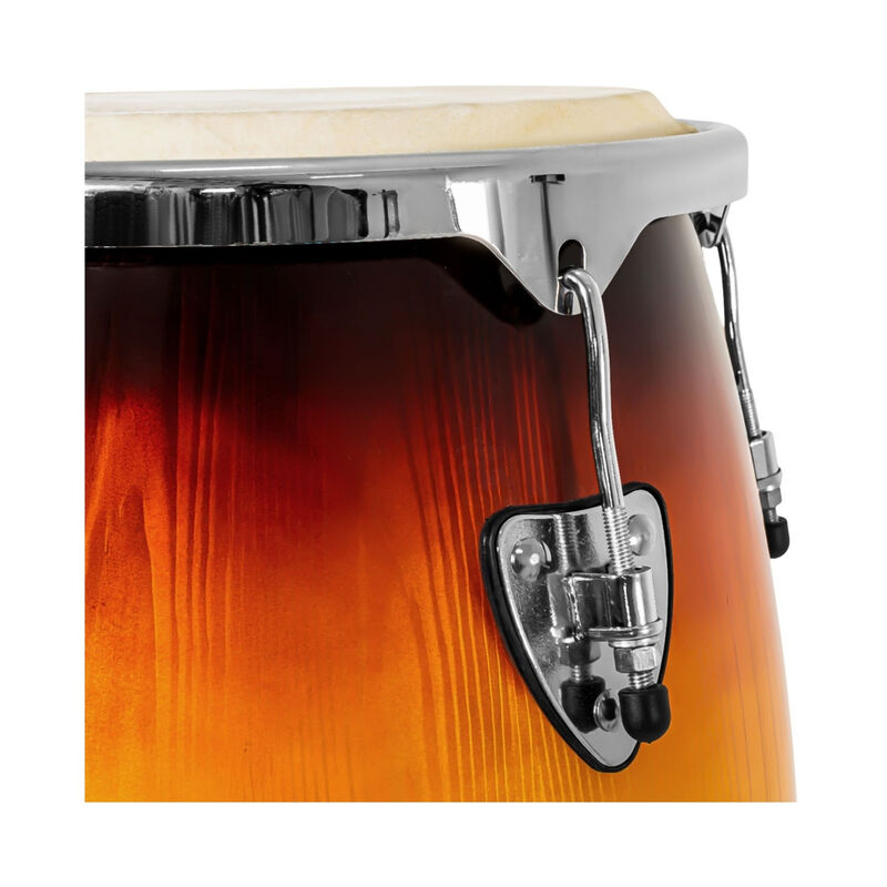 Set Congas 11 Y 12 Pulgadas Con Soportes Parche... image number null