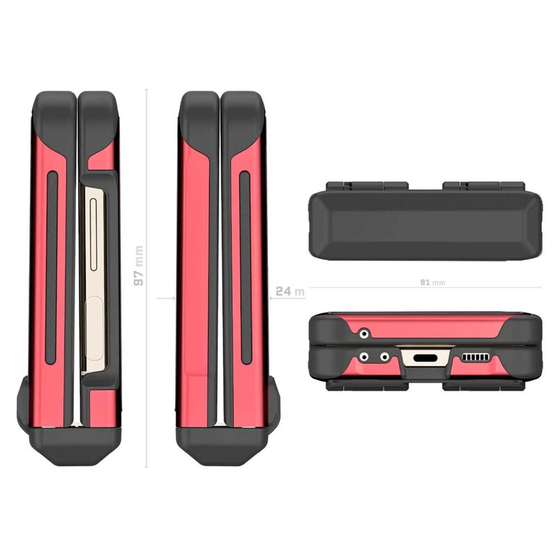 Funda Ghostek Atomic Para Samsung Z Flip 5 Roja... image number null