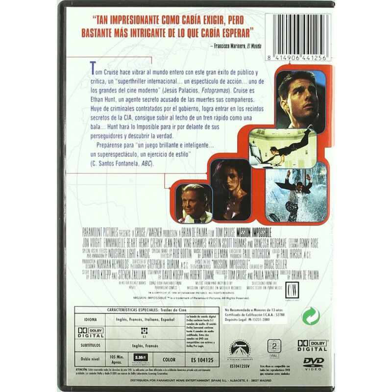 Misi&oacute;n Imposible (dvd) image number null