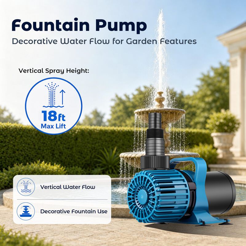 Bomba de agua Tongchant 150W 3000 GPH image number null