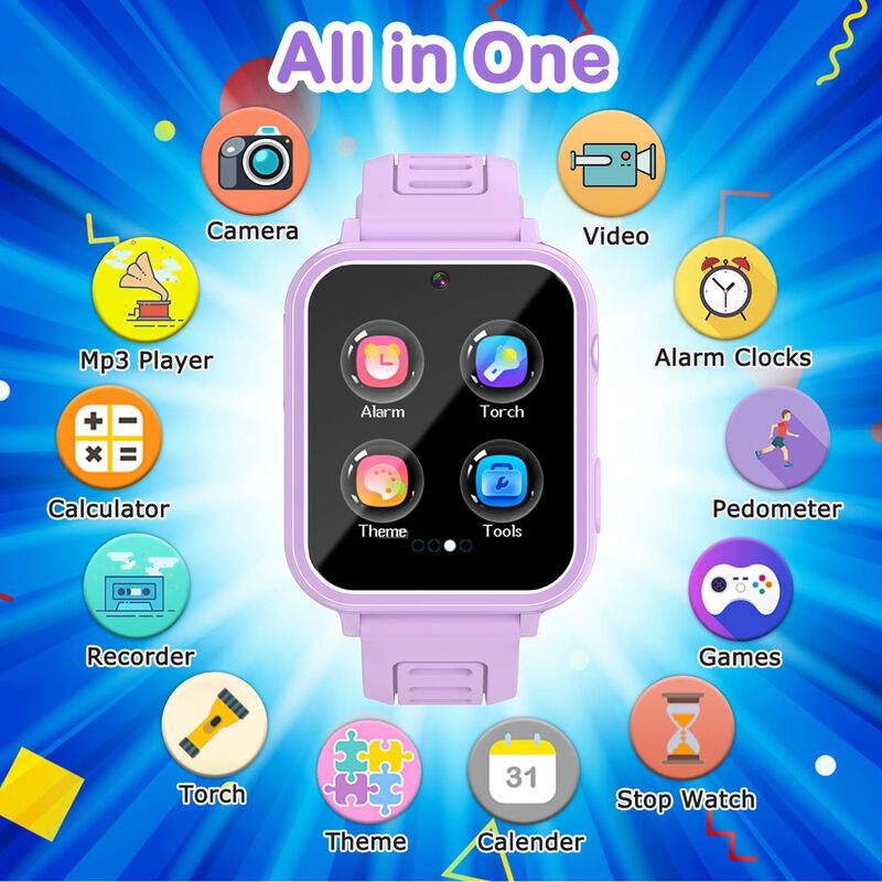 Reloj Inteligente Cosjoype Para Ni&ntilde;os Y Ni&ntilde;as D... image number null