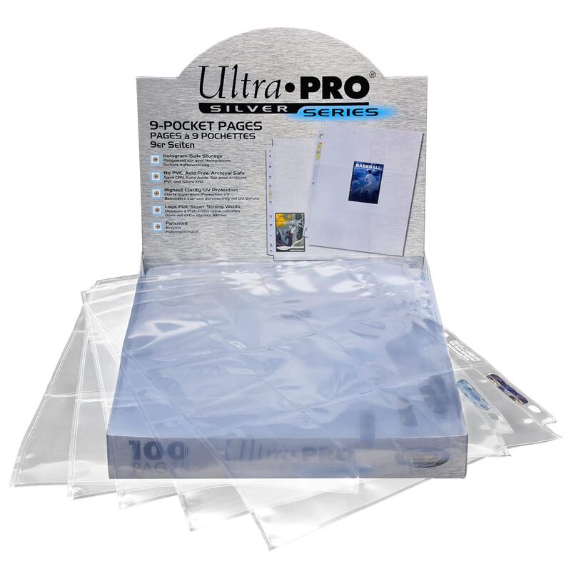 P&aacute;ginas Para Tarjetas Ultra Pro 9 Bolsillos, 10... image number null