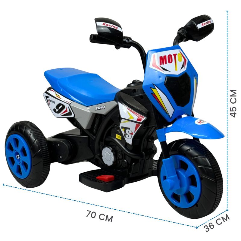 Motocicleta Montable El&eacute;ctrica 6v Para Ni&ntilde;os Te... image number null
