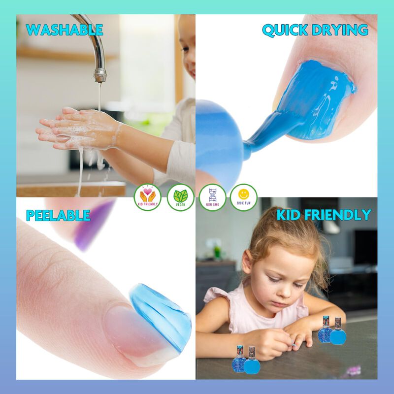 Set De Esmaltes De U&ntilde;as Townley Girl Moana 2 A ... image number null
