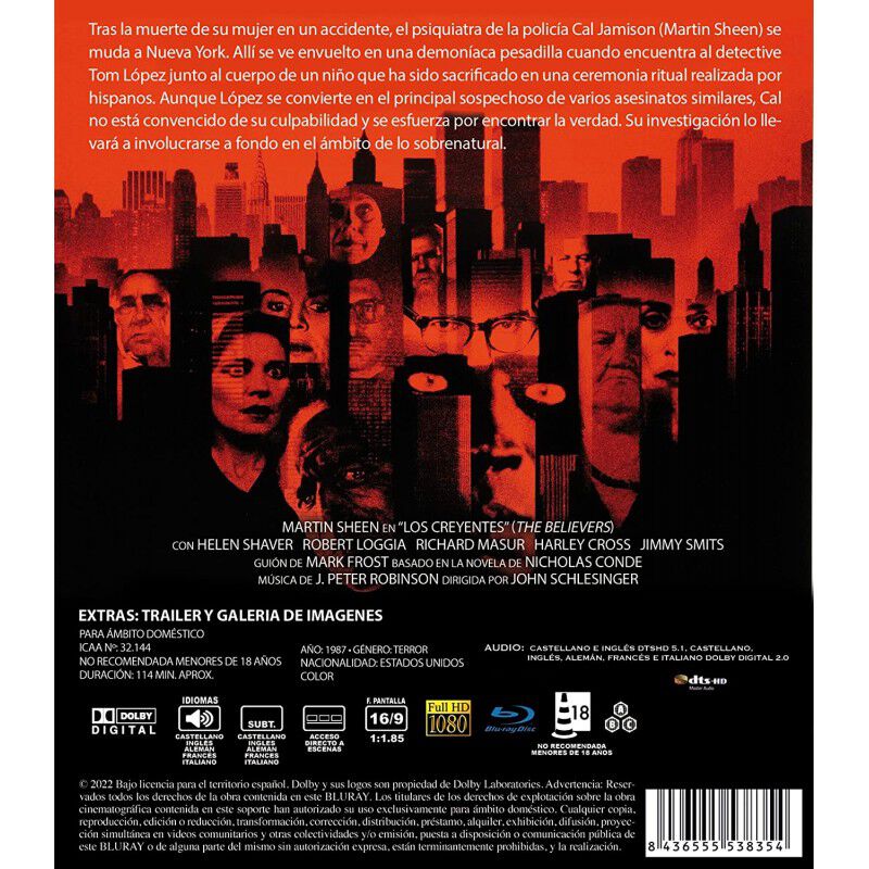 Los Creyentes [blu-ray] (1987) image number null