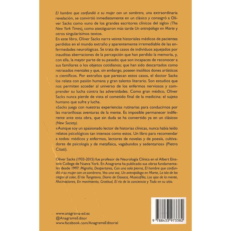 El hombre que confundi&oacute; a su mujer con un sombr... image number null