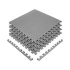 Tapete Foamy Gris para Ejercicio 4 piezas Bluelander 1.2 cm