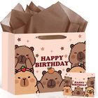 Bolsa De Regalo Neptniopllab 33 &times; 24 &times; 13,5 cm &ndash; Cumplea&ntilde;os De Capibara
