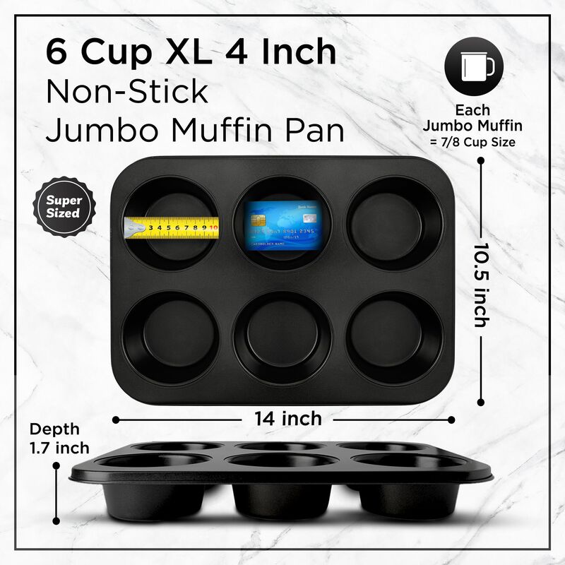 Molde Para Muffins Wrenbury De 6 Cavidades, Jue... image number null