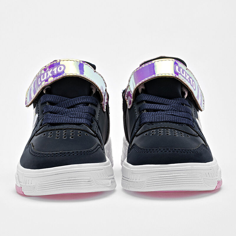 Lux-10 tenis para BEB&Eacute; marino rosa cod 140585-C image number null
