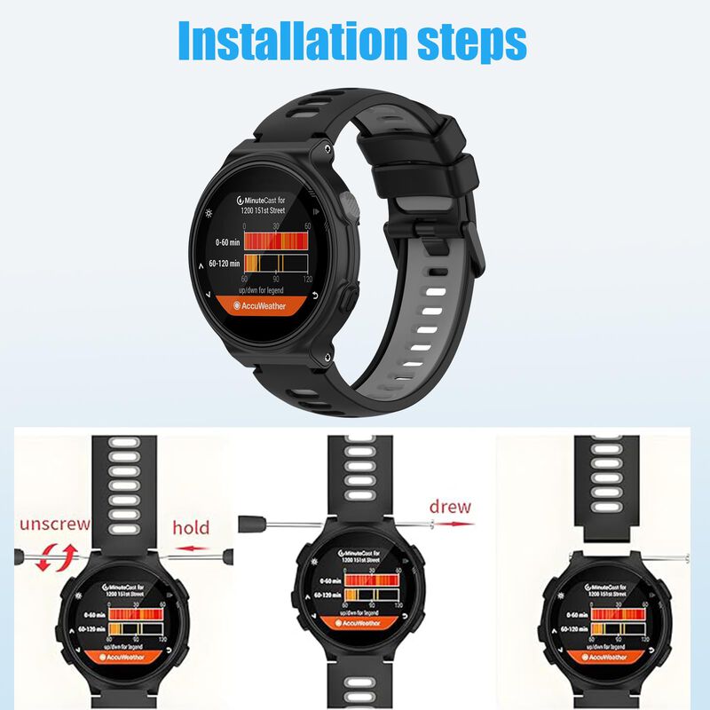 Correa para Reloj XIAODIB para Garmin 735XT/235... image number null