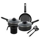 Bater&iacute;a De Cocina Ekco/ Vasconia 70010108  De 8 Pzs Negro Con Antiadherente Syp