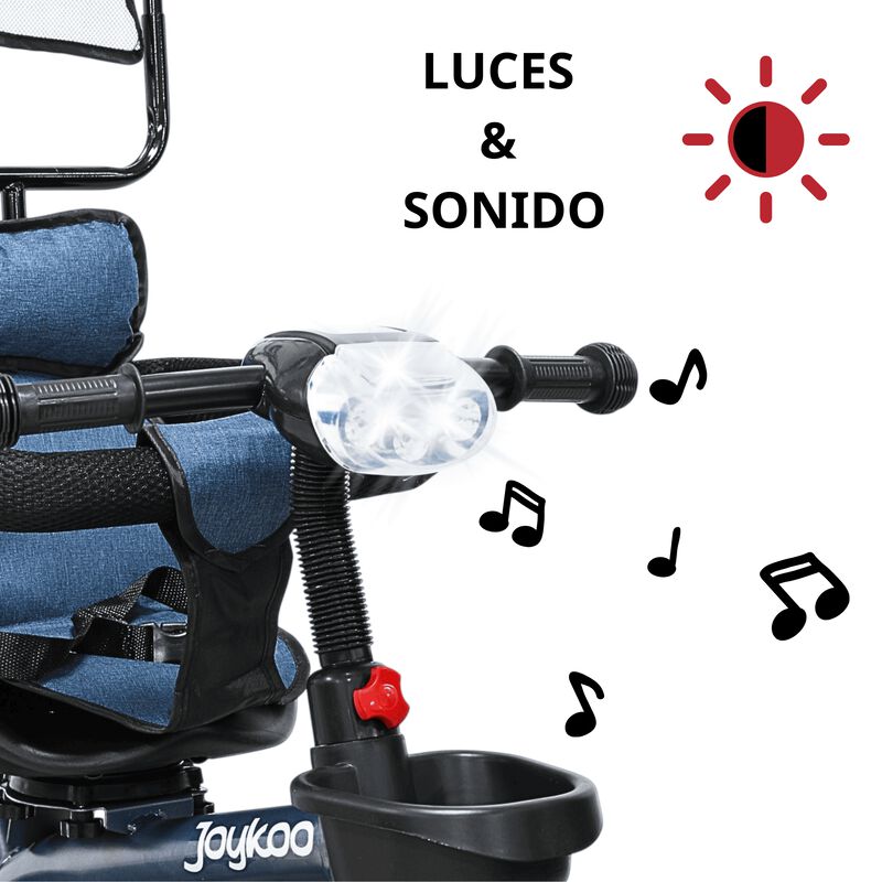 Triciclo Para Ni&ntilde;os Evolutivo Asiento Giratorio... image number null