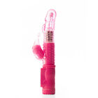 DILDO VIBRADOR ABS TPR CON 12 FR TUTIFRUTI COLOR ROSA