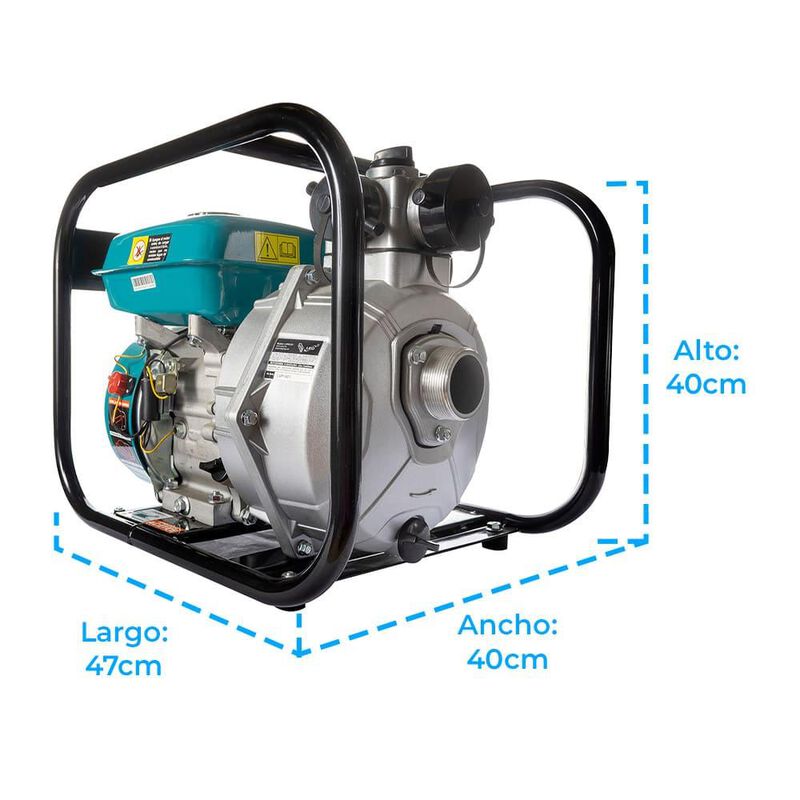 Motobomba A Gasolina Uso Agr&iacute;cola Alta Carga 5.... image number null