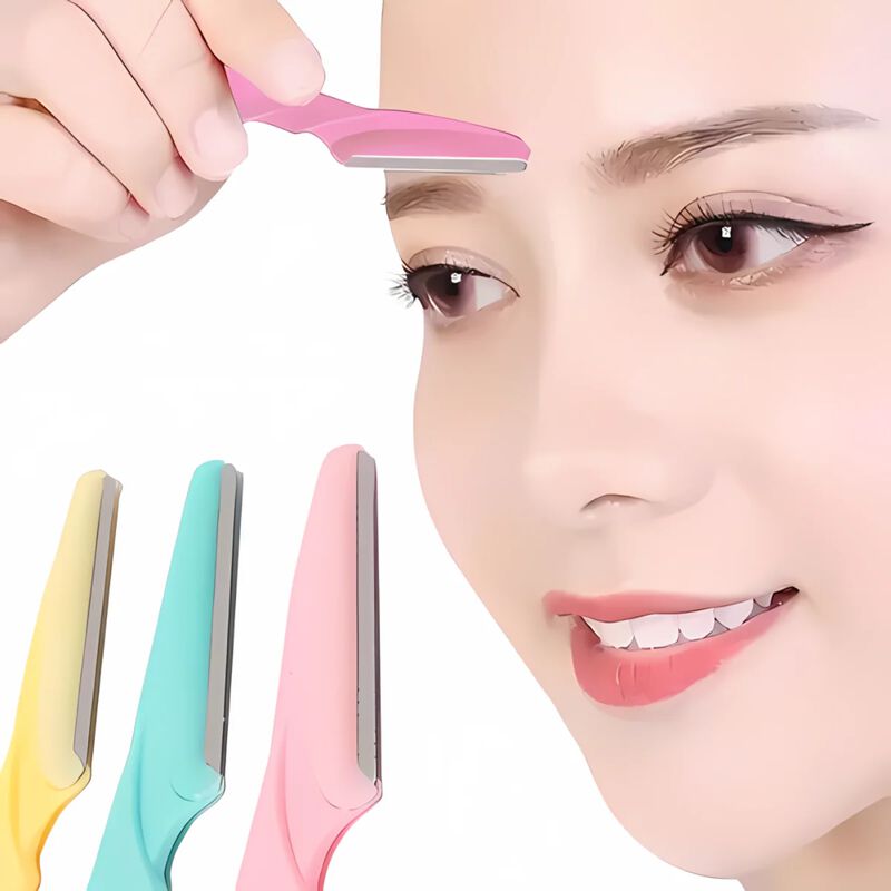 10 Sets 3 Piezas Perfilador Para Cejas Navaja image number null