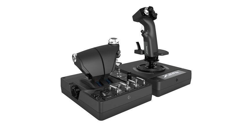 Controlador De Juego Flight Simulator Logitech ... image number null