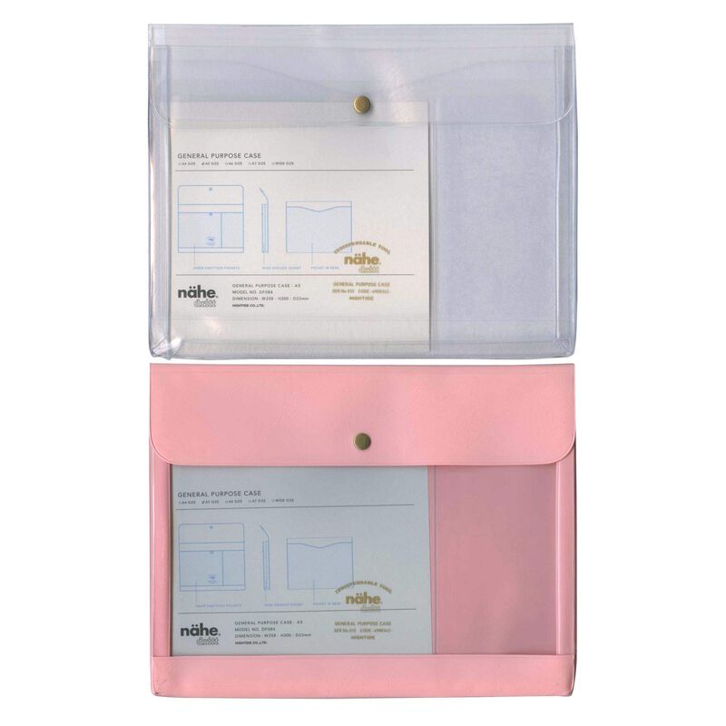 Estuche Hightide A5 Blanco 26 &times; 20 &times; 2,3 cm Pvc... image number null