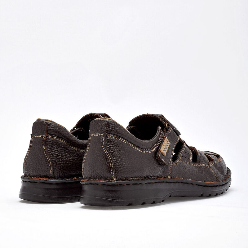 Lobo Solo Sandalia para hombre. Caf&eacute; image number null