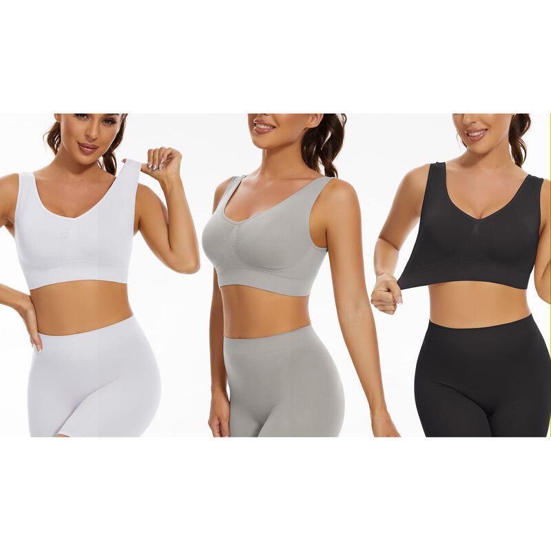 Sujetador Deportivo Lemef 3 Pack Sin Aros - Alm... image number null