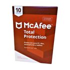 Antivirus McAfee Total Protection - 10 Dispositivos - 1 Año - Caja