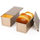 Moldes Para Pan Beasea 230g Antiadherentes De Acero Al Carbono Dorado, Paquete De 2