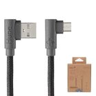 Cable Datos Hune Usb-a A Micro-usb Sustentable 1.2m Gris Ecol&oacute;gico