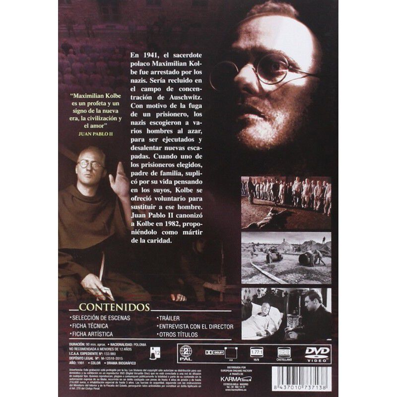 Maximiliano Kolbe (dvd) image number null