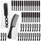 Set De Cepillos Y Peines Para El Cabello Hofurme 100 Uds Negro Viaje A Granel