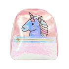 Mochila Para Ni&ntilde;a Infantil Unicornio Rosa Brillante Importadora La Merced Forro Interno Lona Alta Resistencia