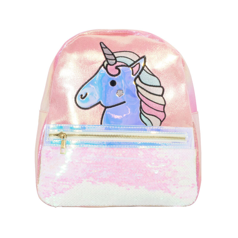 Mochila Para Ni&ntilde;a Infantil Unicornio Rosa Brill... image number null