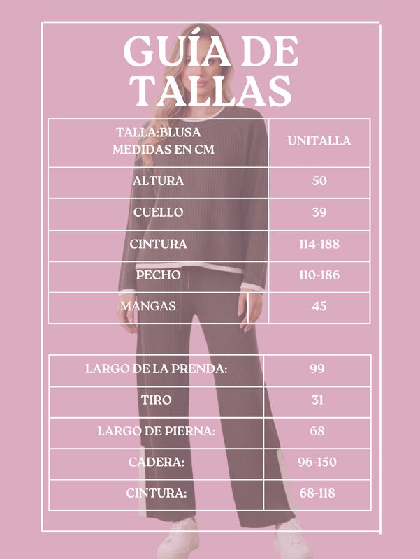 Conjunto para Dama Elegante y Casual CONJ-084 N... image number null