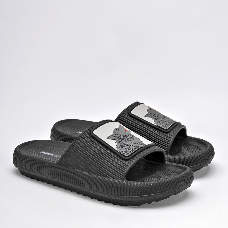 Moramora Sandalia para hombre negro image number null