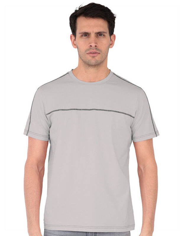 Playera Casual Hombre Premium Cuello Redondo Gr... image number null