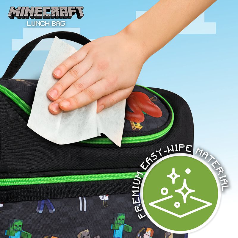Bolsa De Almuerzo Con Aislamiento Minecraft Par... image number null