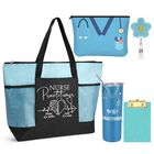 Bolso Tote Sieral Set De Regalo Para Enfermera Practicante Azul