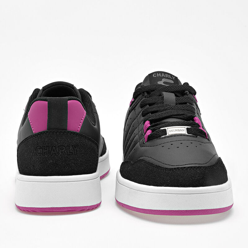Charly Tenis Urbano para mujer negro Importado image number null