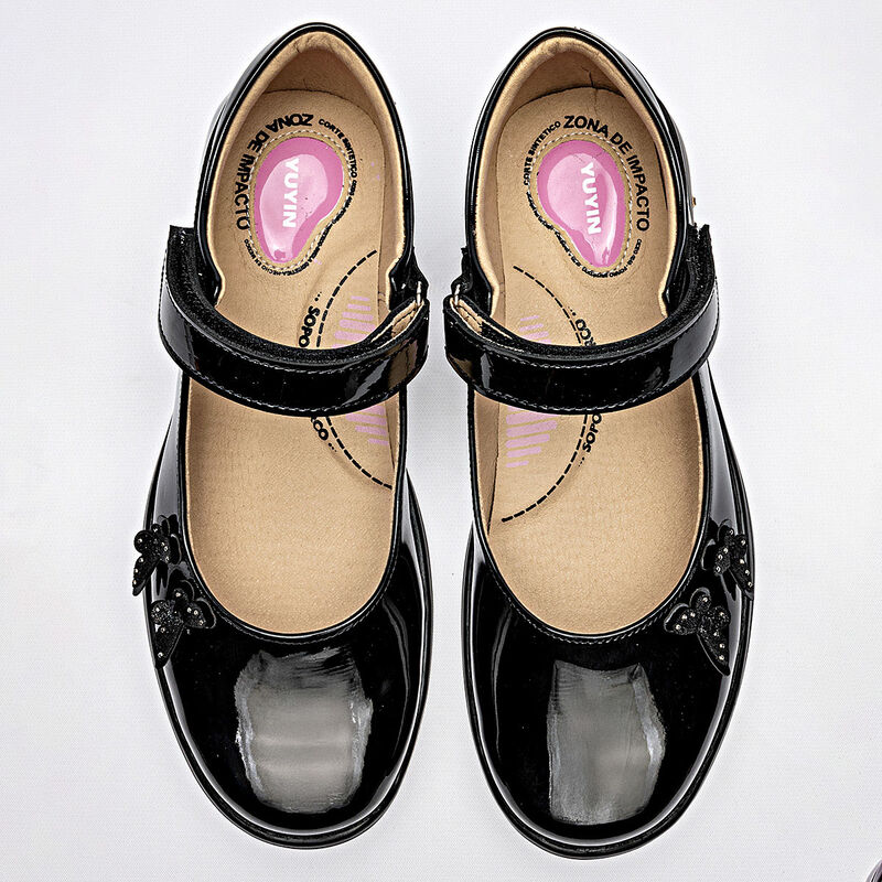Yuyin Zapatos para mujer negro charol image number null